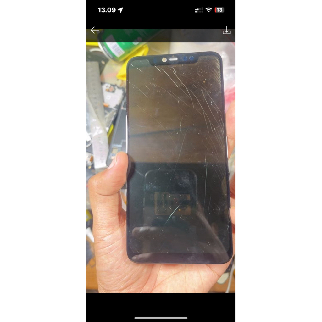 lcd mi 8 pro bahan kanibal