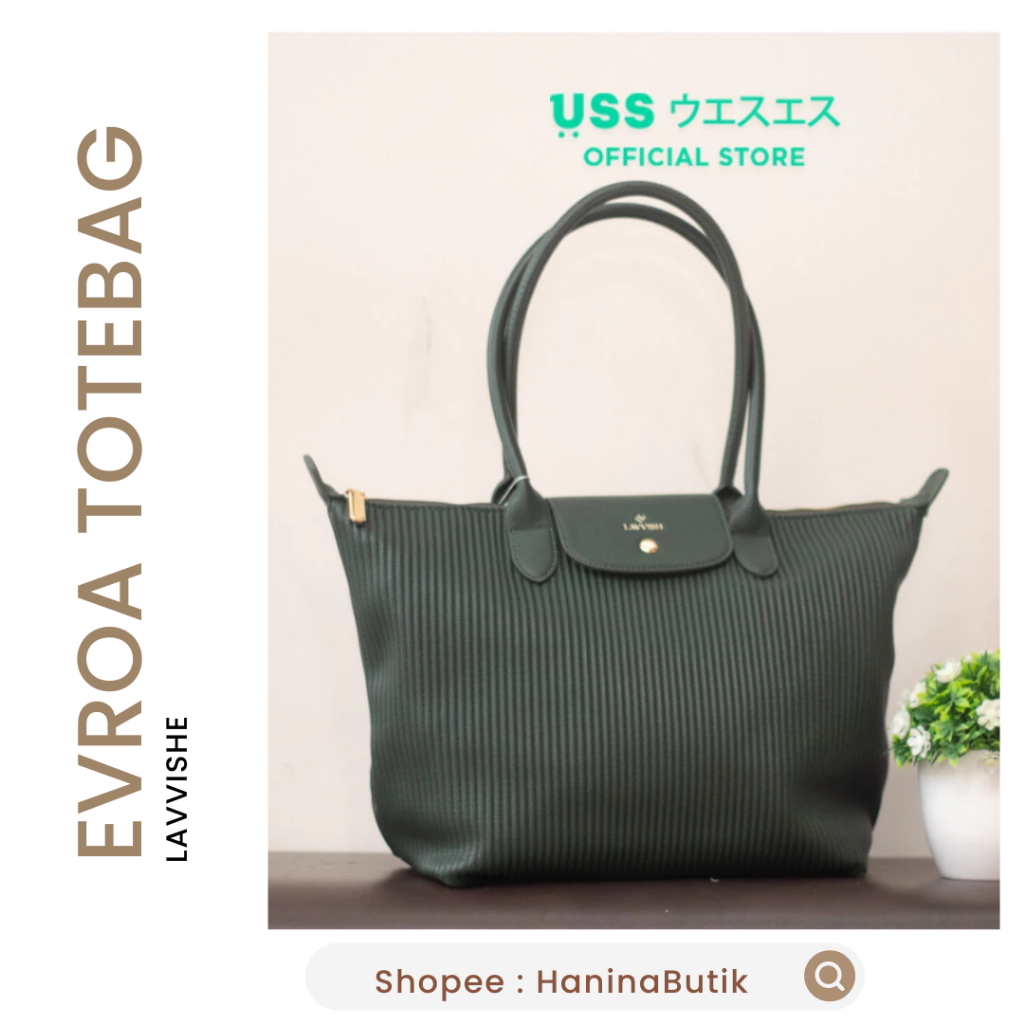 EVROA TOTEBAG ARMY TAS SHOULDER BAG by LAVVISHE | USS X LAVISSH