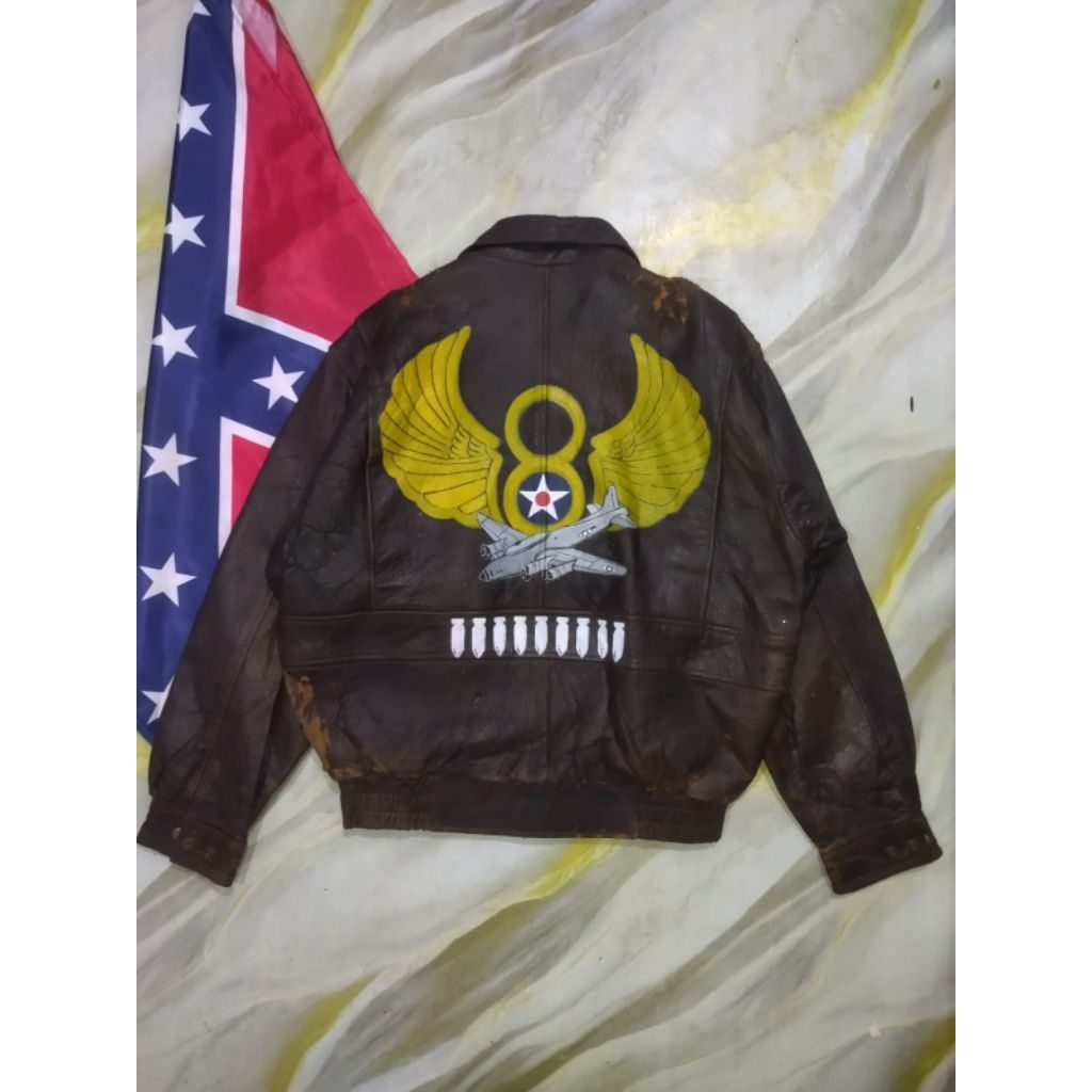 VINTAGE LEATHER FLIGHT JACKET