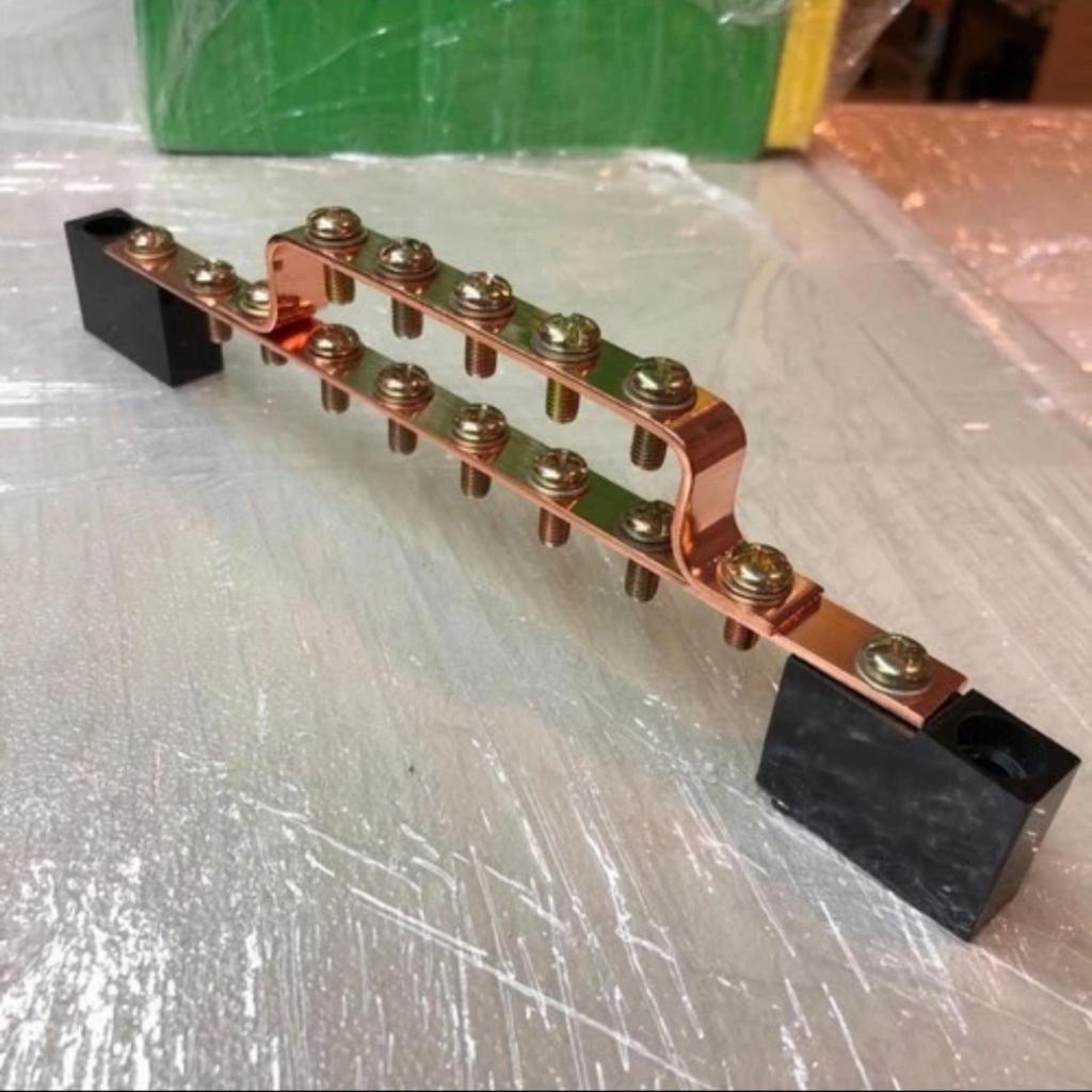 BUSBAR NOL ARDE / BESI NOL ARDE GROUNDING BAR TEMBAGA PANEL / PLAT TEMBAGA