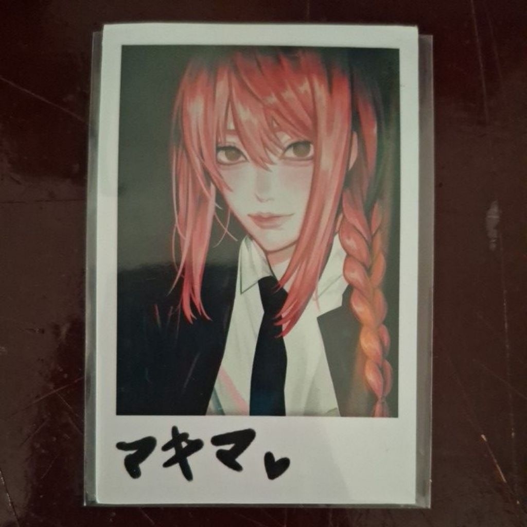 [fanmerch] photocard chainsaw man - makima