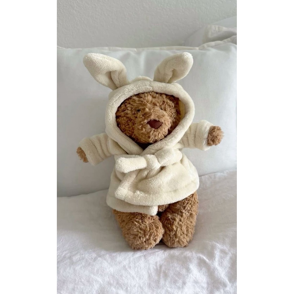 JELLYCAT Bartholomew Bear Bathrobe Outfit