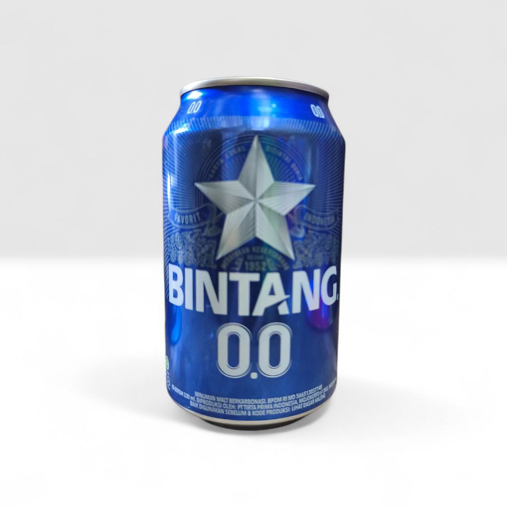 BINTANG ZERO 0.0% Alkohol-Minuman Malt Karbonasi Kaleng 330ml