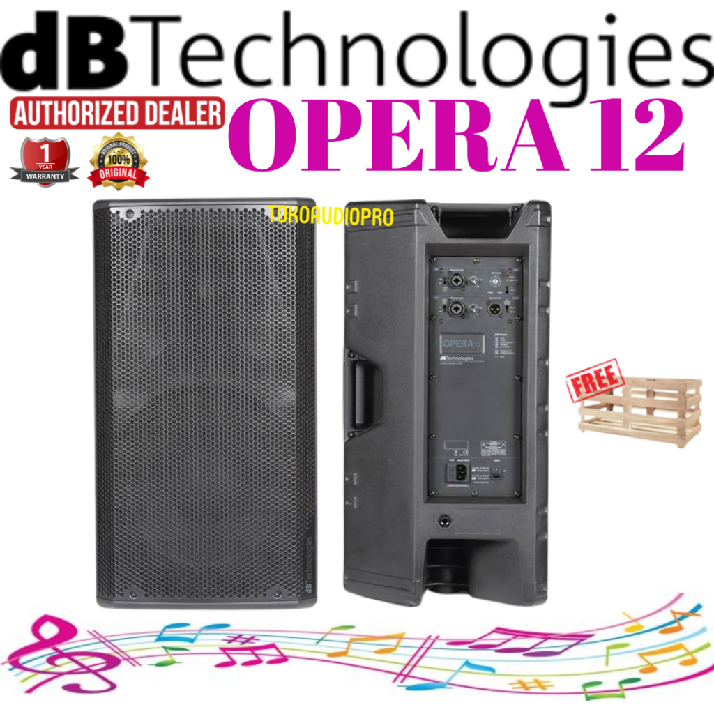 Speaker dB Technologies Opera 12 12" Active PA Speaker Aktif Opera-12