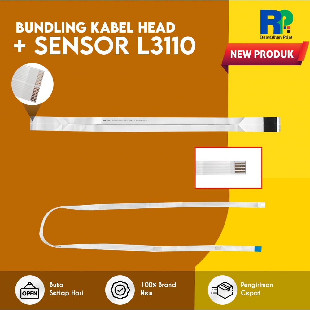 Kabel Head / Sensor Epson L1110 L3110 Printer L3150 L4150 L4160 L5190 New Baru