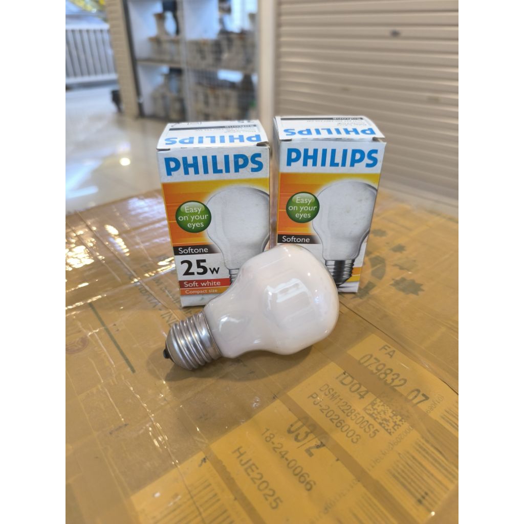 Lampu philips pijar 25w e27 softone