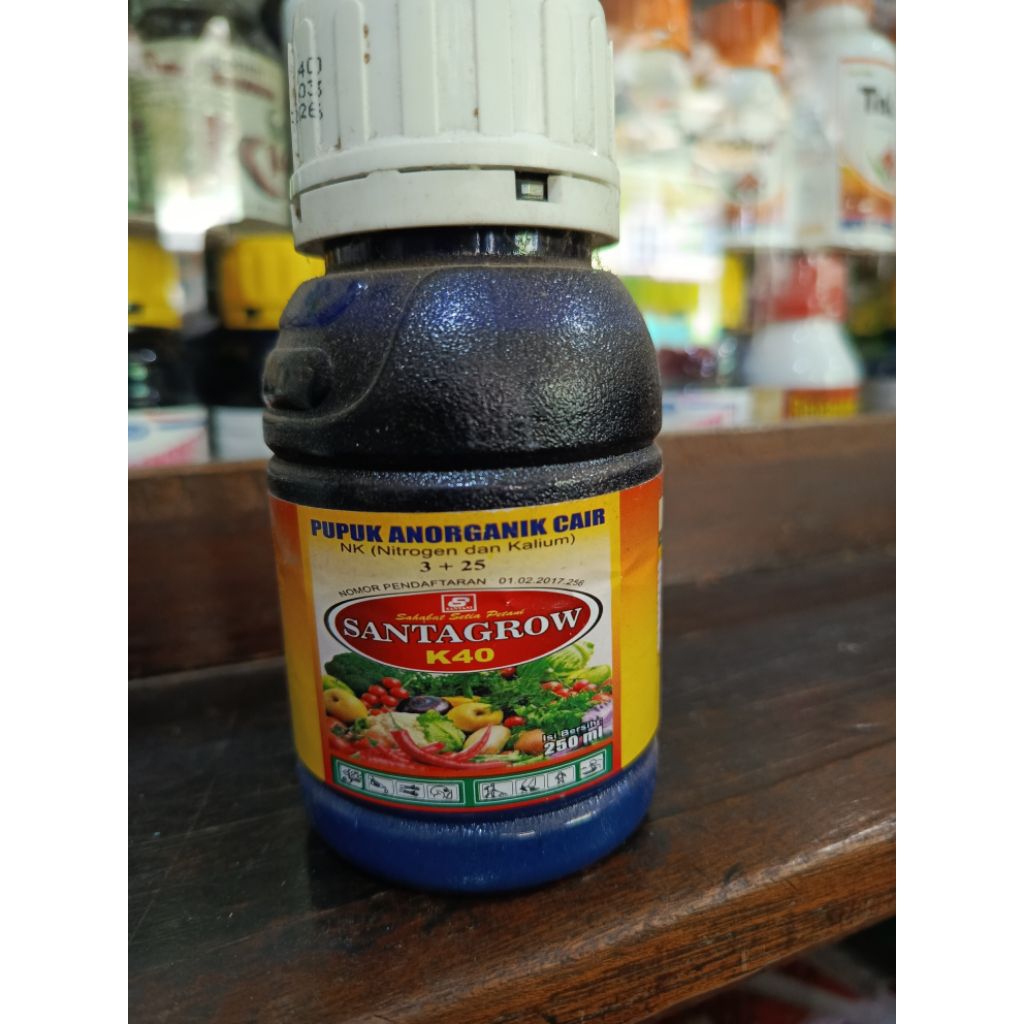 PUPUK CAIR SANTAGROW K40 ISI 250 ML KEMASAN PABRIK