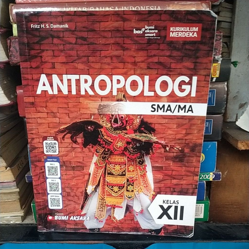 BUKU BEKAS ORIGINAL ANTROPOLOGI SMA KELAS XII KURIKULUM MERDEKA