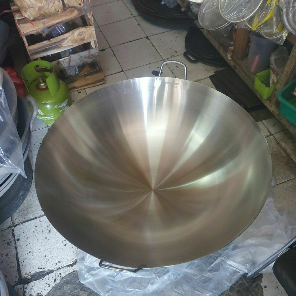 wajan kuali stainless steel ukuran 100 cm