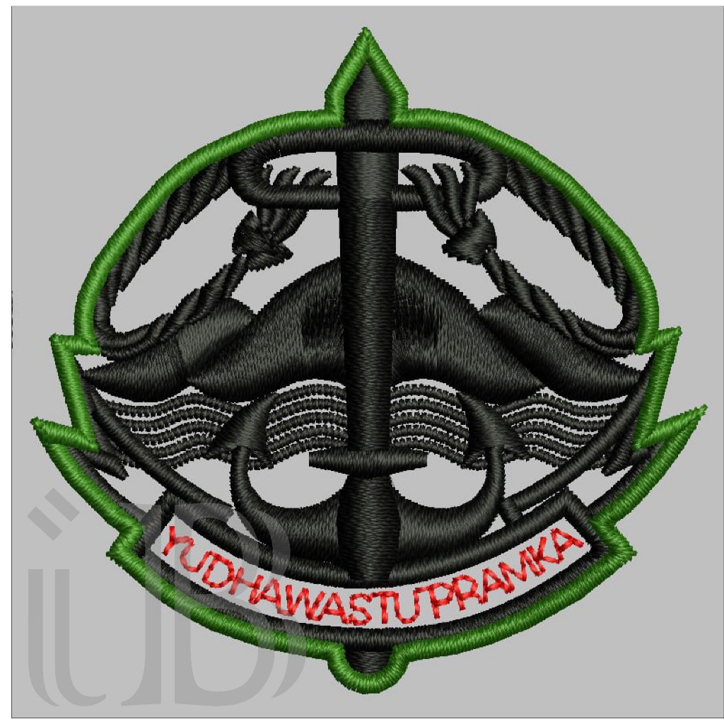 120 BREVET WING YWP YUDHA WASTU PRAMUKA INFANTERI PDL TNI AD PERKERAS MIKA BORDIR EMBROIDERY GIB