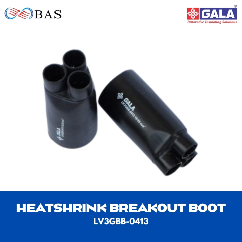 Celana Kabel/ Heatshrink Breakout Boot LV3GBB-0413 untuk Kabel 3x1,5 - 3x50