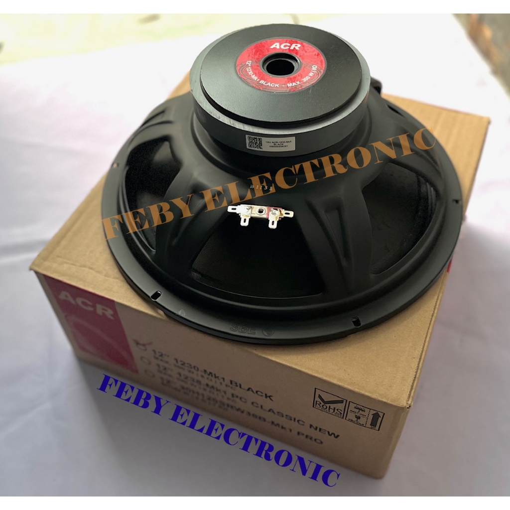 Speaker ACR 12" Fullrange 1230 BLACK ORIGINAL