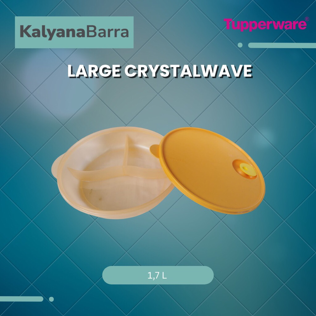 TUPPERWARE Large CrystalWave 1.7 L – Kuning