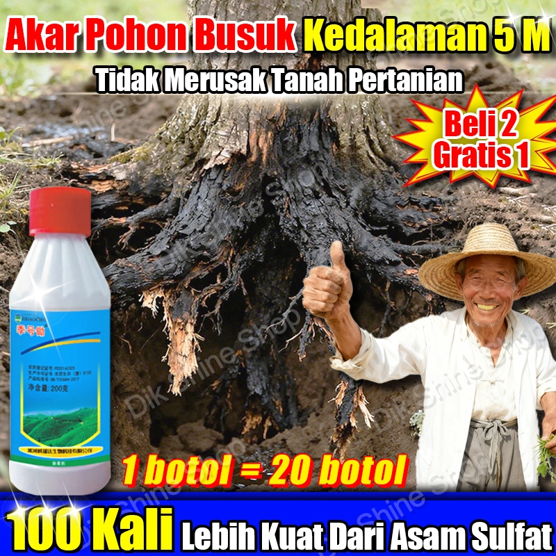 Herbisida pembunuh pohon besar Racun bambu paling ampuh original Obat pembasmi rumput Racun pohon be