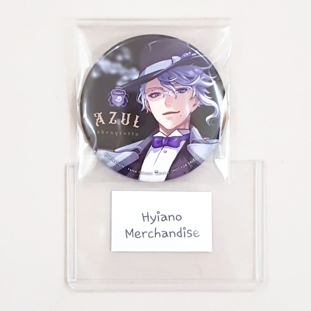 Twisted Wonderland Figure Benefit Can Badge Azul