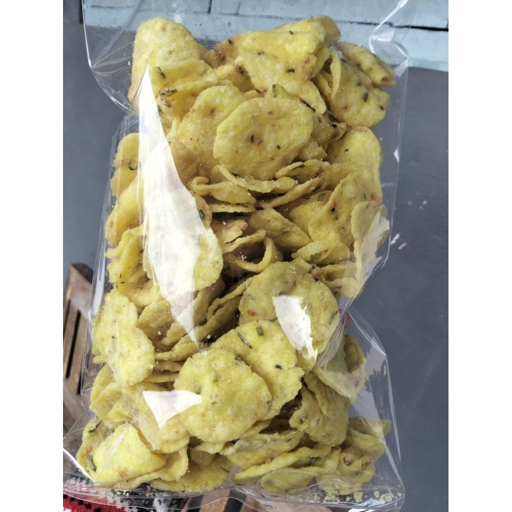 cimol kering gepeng khas Wonosobo 250gr | cimol kering | cimol kering crispy | cimol kering gurih | 