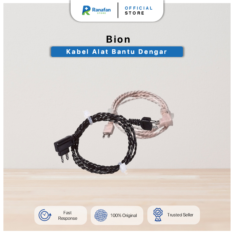 Bion Kabel Alat Bantu Dengar Kabel Penghubung Hearing Aid Fleksibel & Tahan Lama