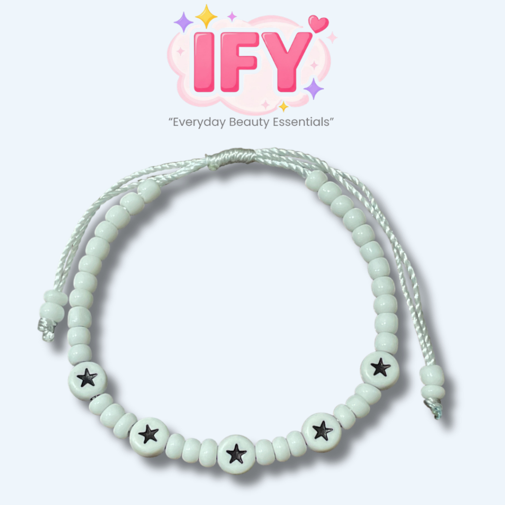 Aksesoris Fashion Gelang Tangan Serut Pria & Wanita Gelang Tali Manik Manik Couple Hand Made