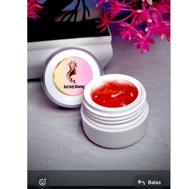 Red jelly Glowing