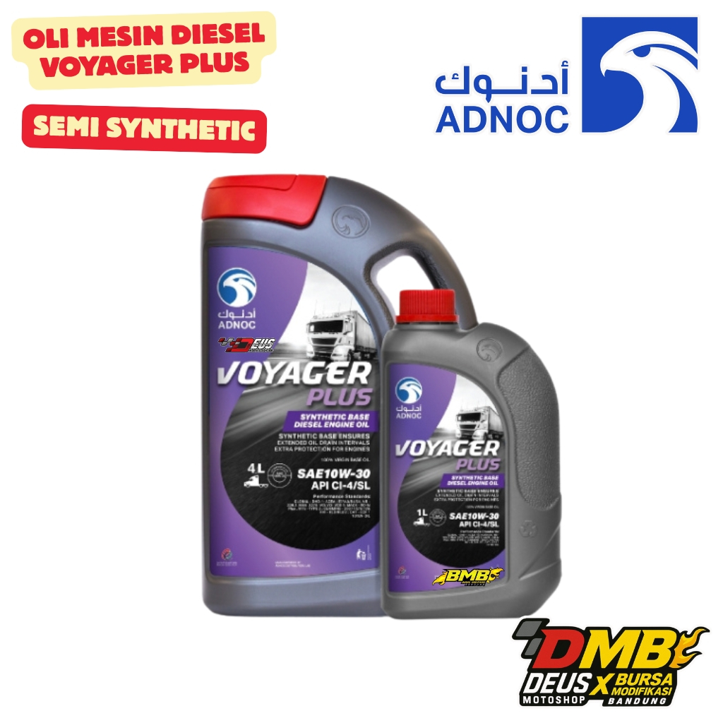 Adnoc Oli Mobil Diesel ADNOC Voyager Plus 10W30 - 1 Liter