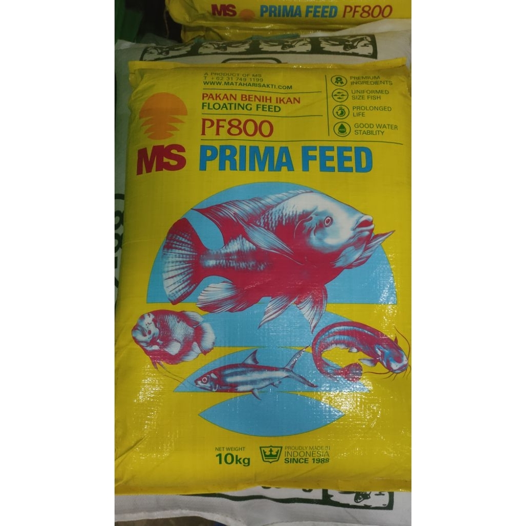 Pelet Ikan PF 800 10Kg Pakan Benih Ikan Pakan Guppy, ( Burayak Lele,Nila,Patin )