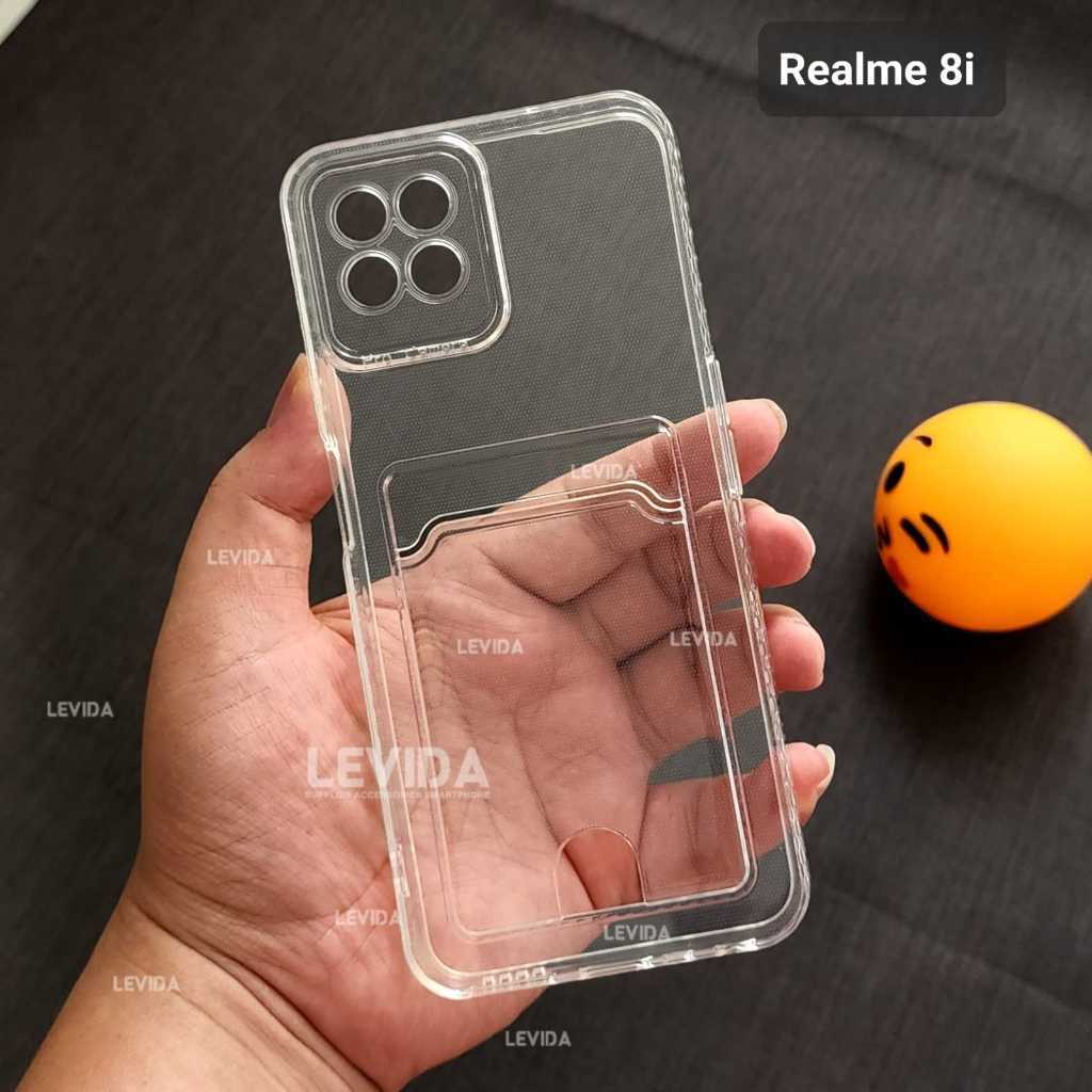 REALME 8I REALME 9I REALME 9 PRO REALME C2 CLEAR CARD CASE SLOT KARTU CASE REALME 8I REALME 9I REALM