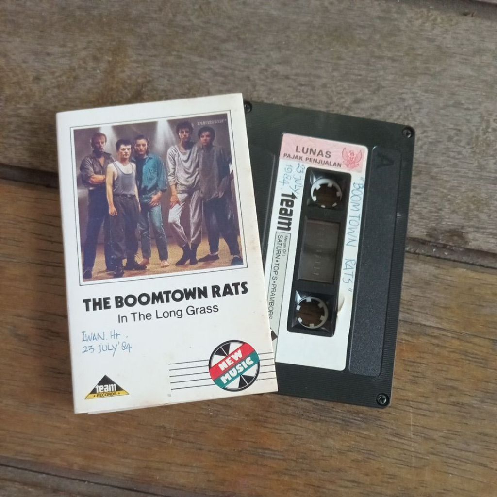Kaset The Boomtown Rats In The Long Grass/team records maxell