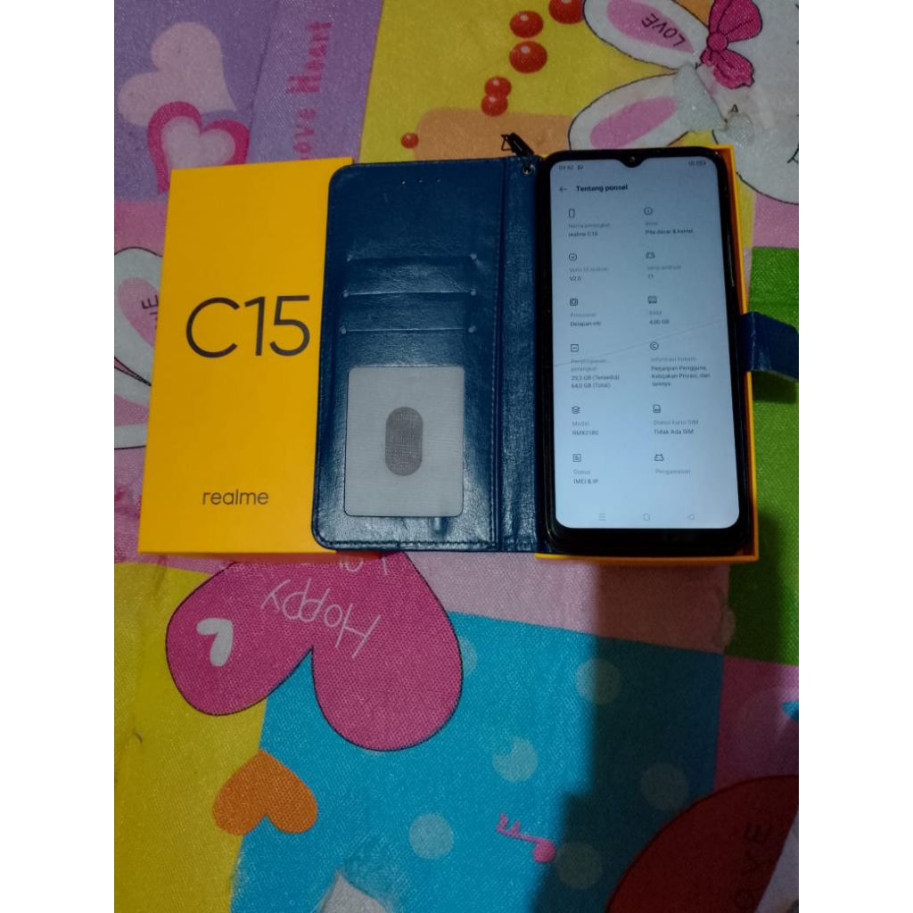HP Realme C15 Fullset RAM 4 GB