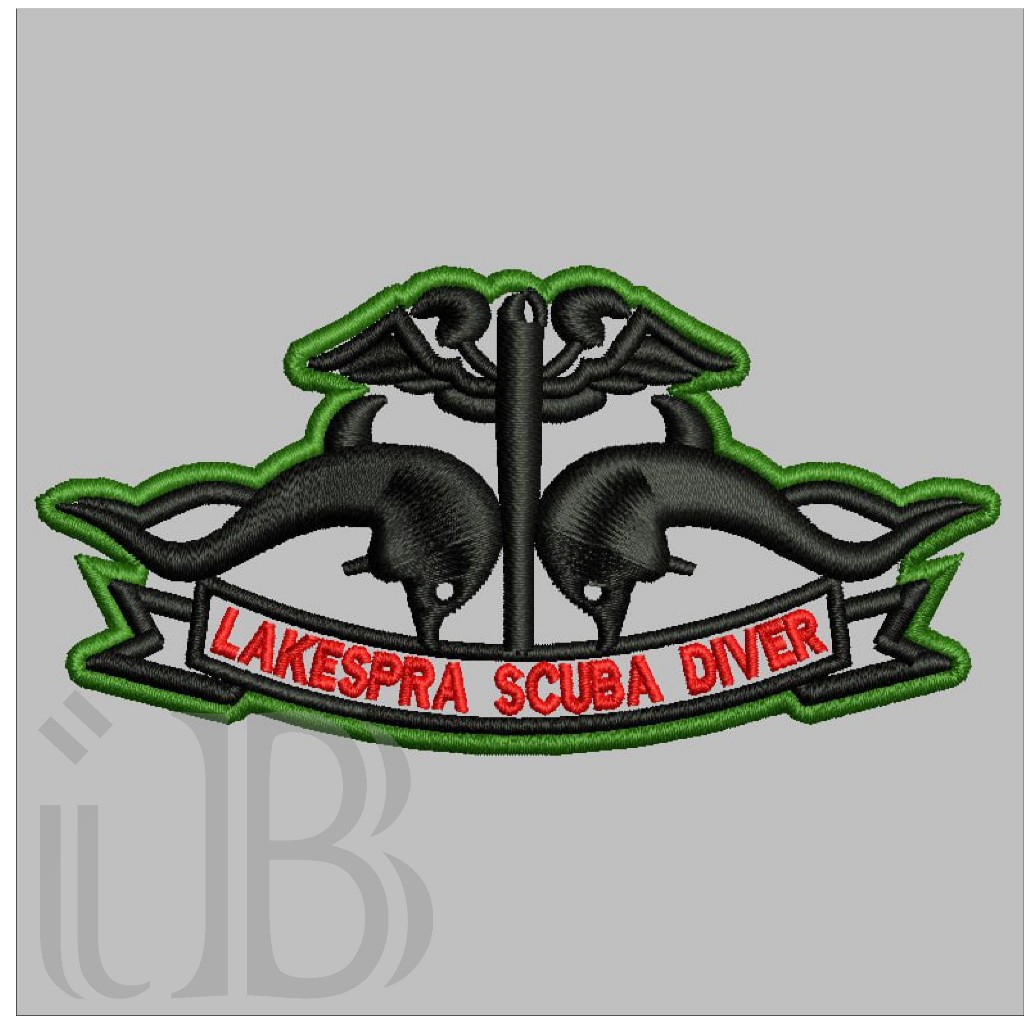 161 BREVET WING LAKESPRA SCUBA DIVER PDL TNI AD PERKERAS MIKA BORDIR EMBROIDERY GIB