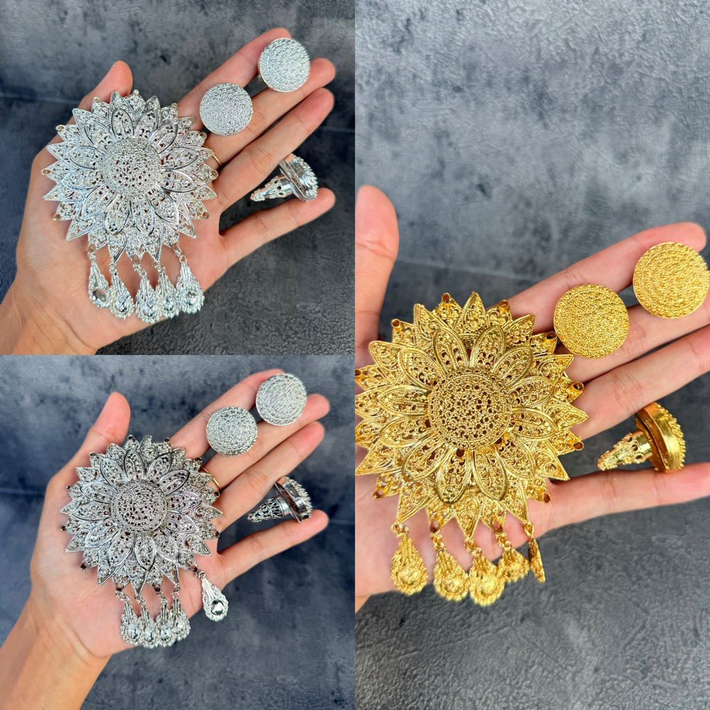 set bros duren jumbo Gold / Bakar / Silver / set bros alpaka bali