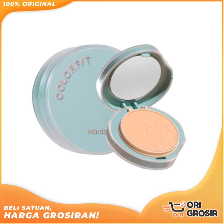 ORI Grosir WARDAH Colorfit Velvet Powder Foundation SPF 20 PA+++ TWC Bedak Padat