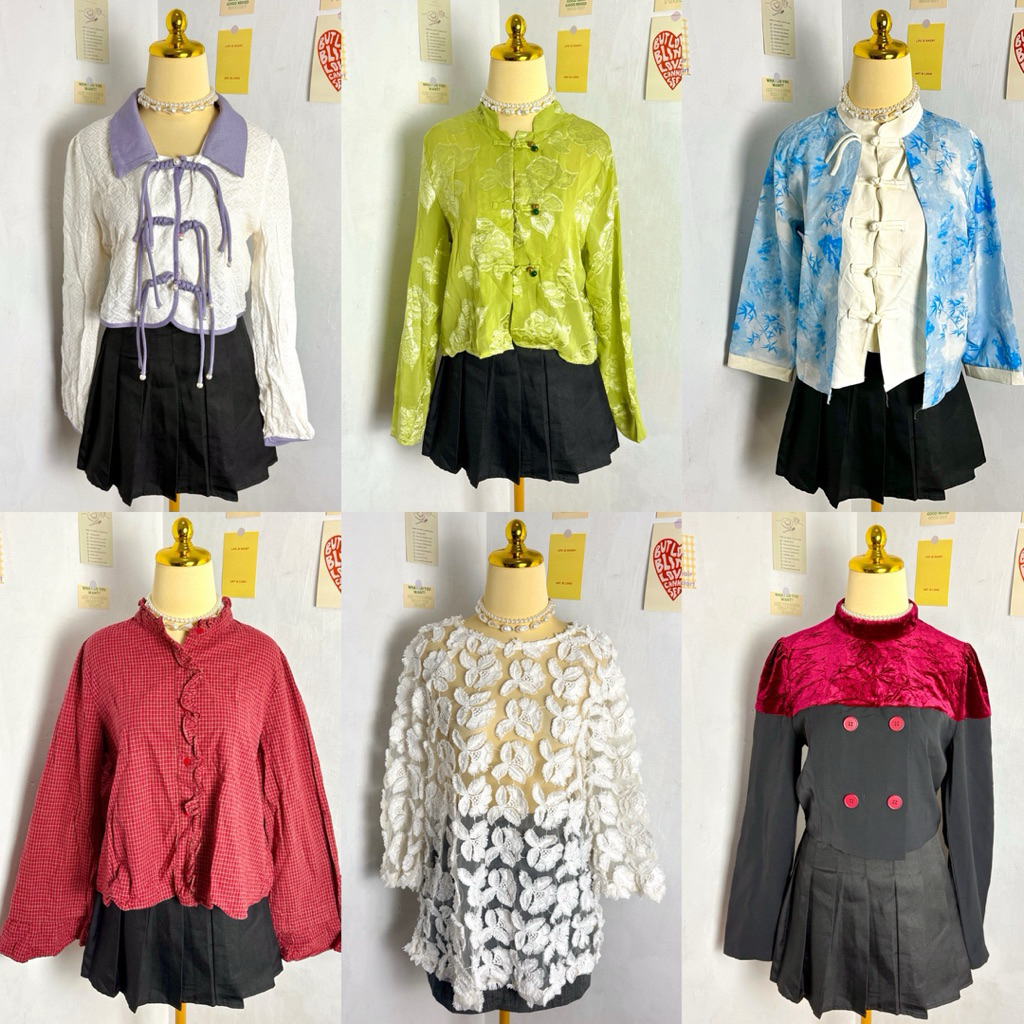 ETALASE Z SUPER PREMIUM SAILOR BLOUSE WANITA ATASAN KOMBI KONDANGAN OUTFIT HIJAB