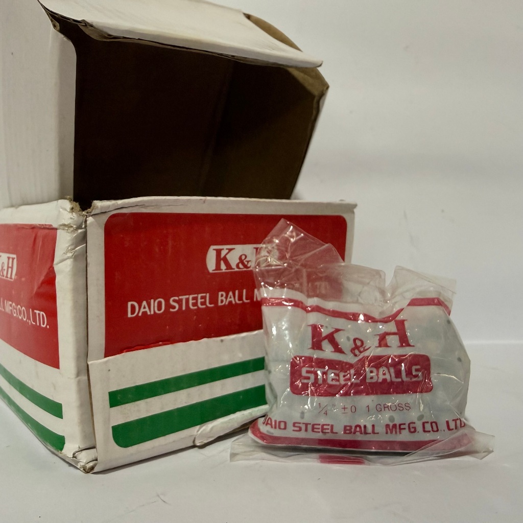 Steel Ball Gotri Pelor Hagel Roda Belakang Sepeda 1/4 (6,35mm) KH  (144 biji)