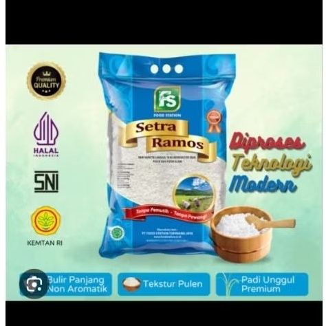 BERAS FS FOOD STATION SETRA RAMOS PREMIUM 5KG