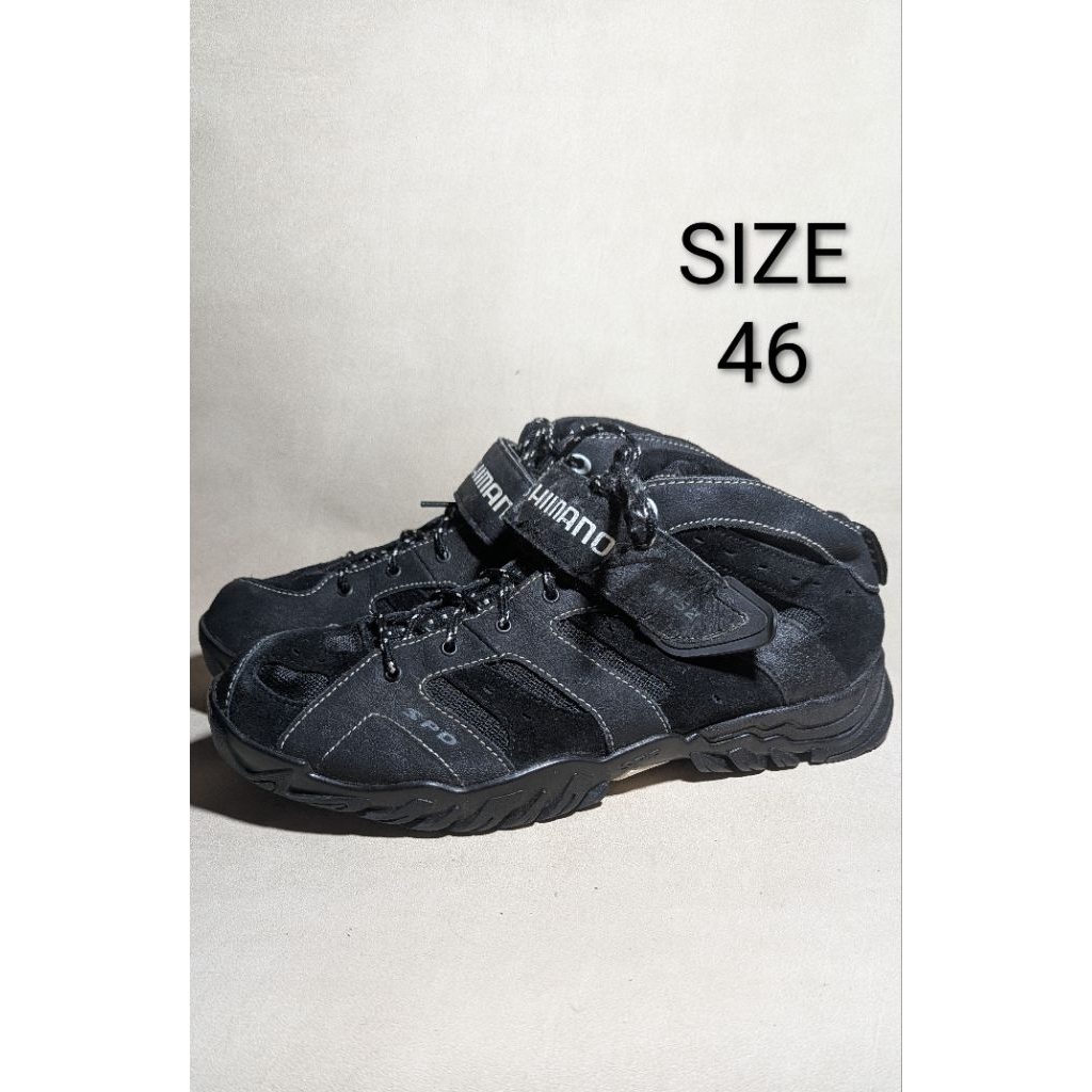 SEPATU PRELOVED SHIMANO SH-MT52 SPD MOUNTAIN BIKE CYCLING HIKING SIZE 46