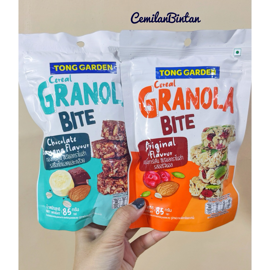 CemilanBintan ( Tong Garden TG granola bite 85gr choco)