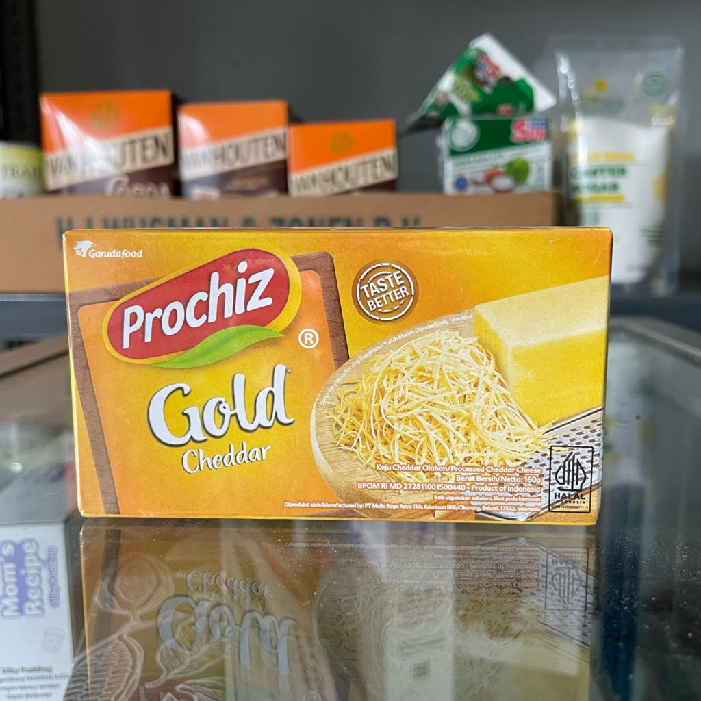 Prochiz Gold Cheddar 160gr / Keju Cheddar Prochiz 160gr