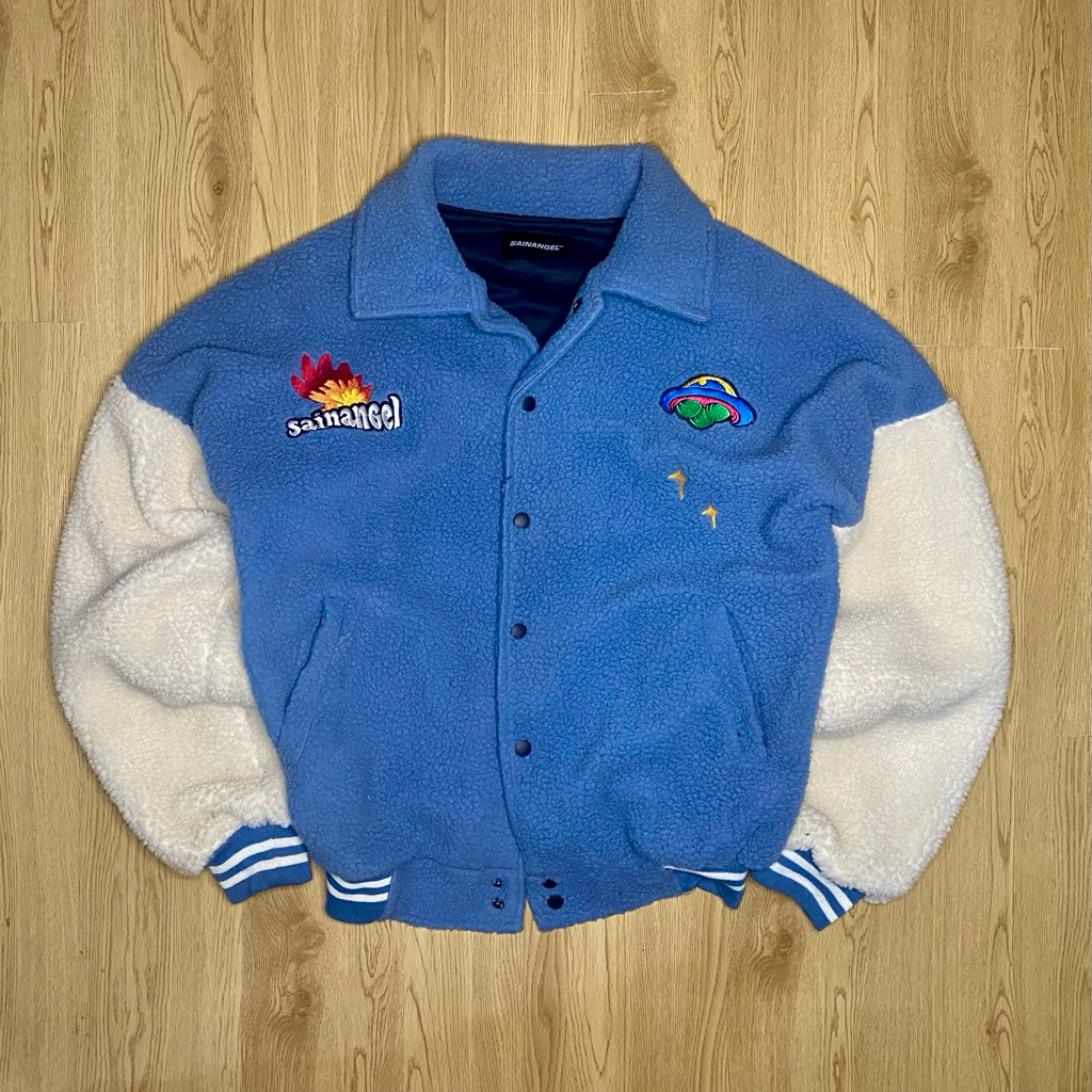 [PRELOVED] SAINANGEL SHERPA VARSITY JACKET