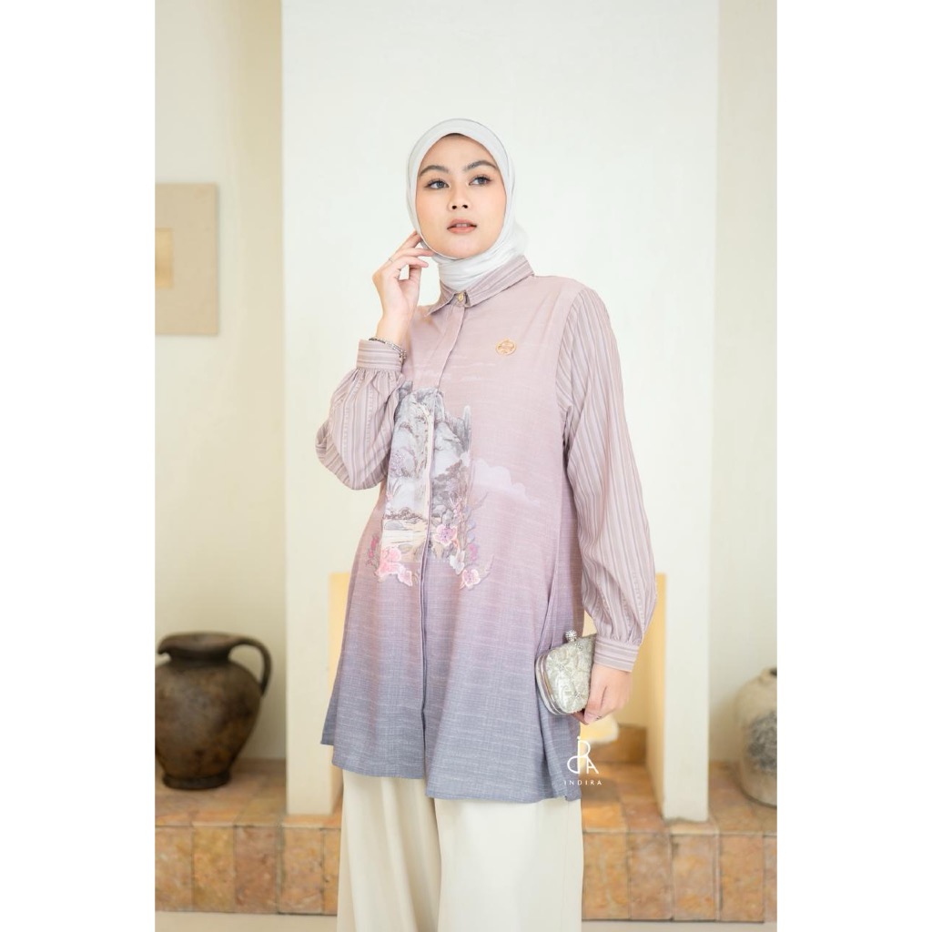 Indira Alamea / Tunik by Indira / Atasan Tunik Wanita / Tunik Busui