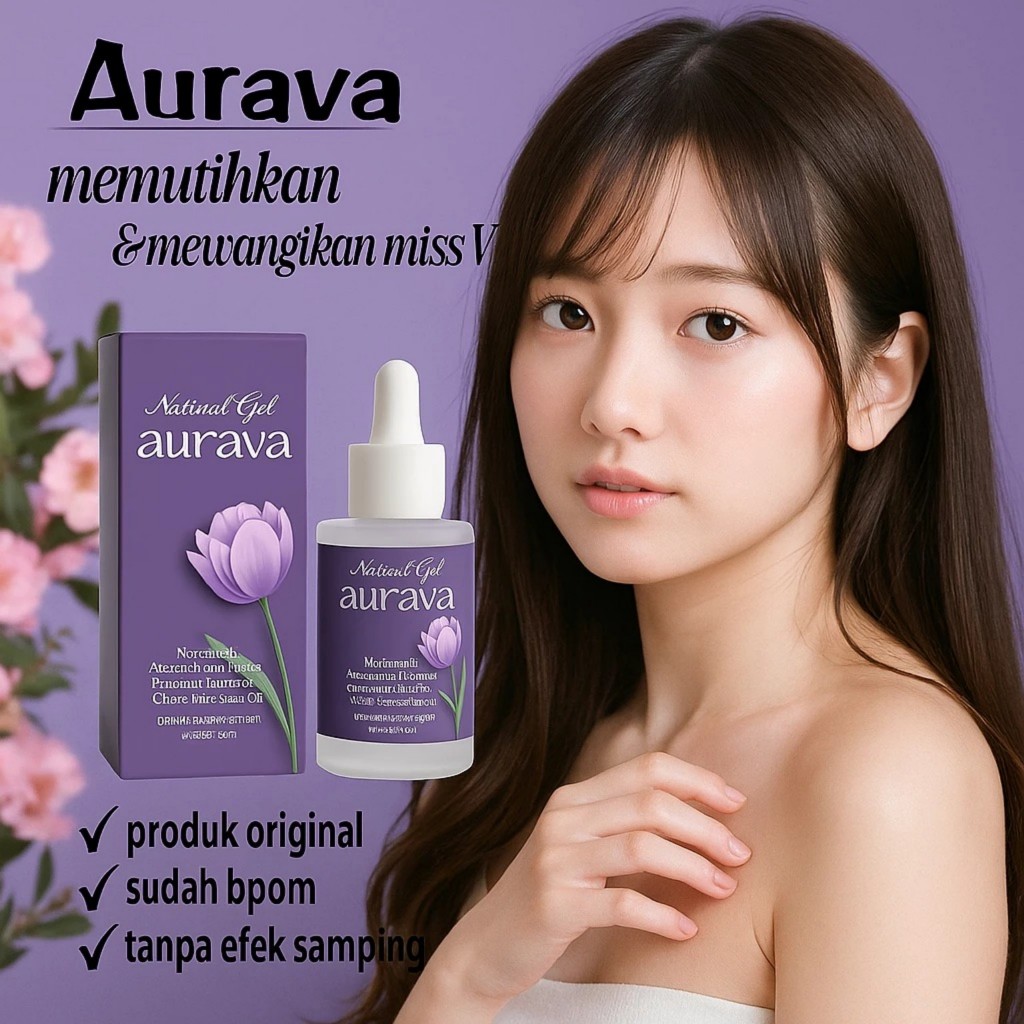 Aurava Natural Gel Serum Pencerah Miss V 30ml