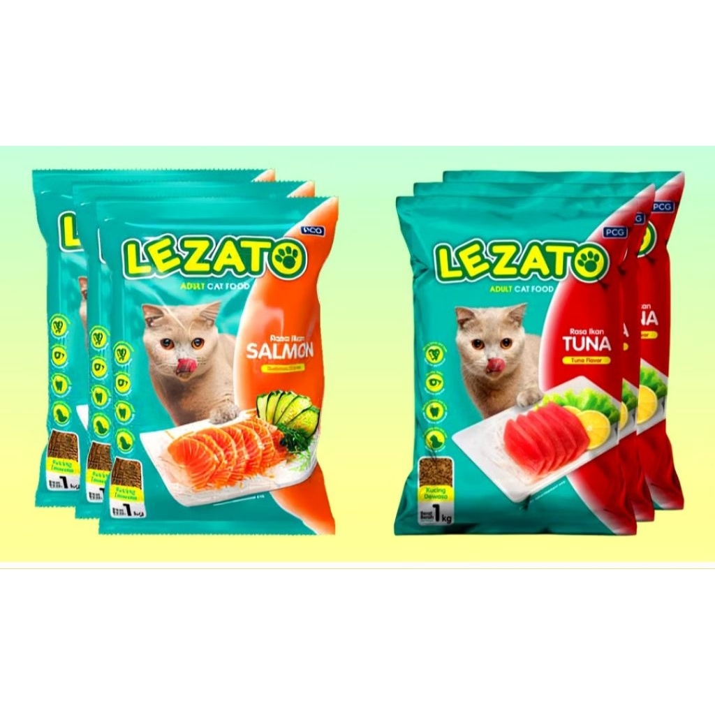 makanan kucing lezato 20 kg all varian