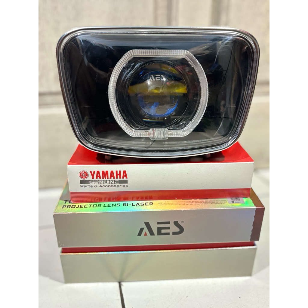 LAMPU BILED RX-KING NEW OVAL BILED AES EXPERIENCE 2,5 INC / BATOK & RING ORI MIKA CEMBUNG