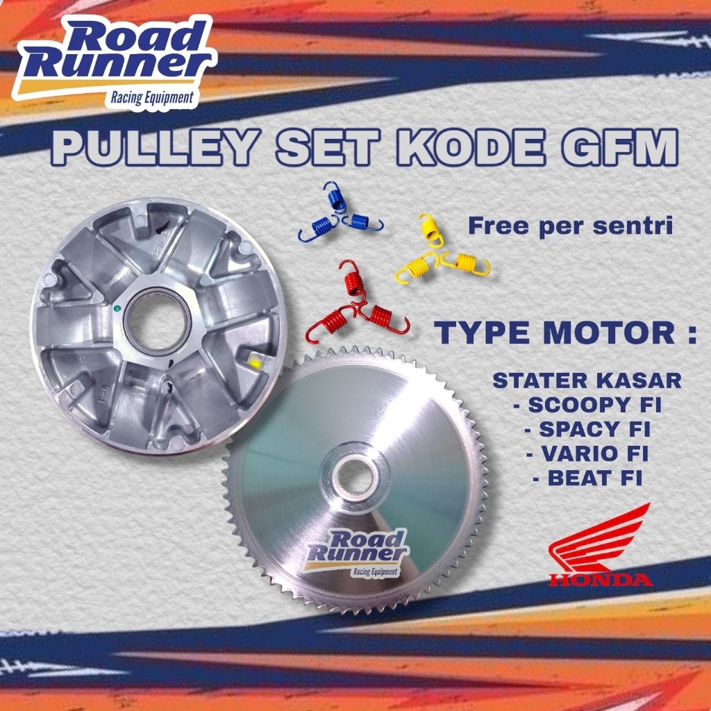 PULLEY RUMAH ROLLER GFM STATER KASAR BEAT FI / SCOOPY FI / SPACY FI / VARIO 110 FI 13,5 / 13,8