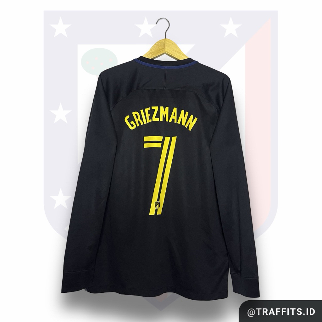 Jersey Atletico Madrid Away 16/17 Long Sleeve P2R Antoine Griezmann Original Size L