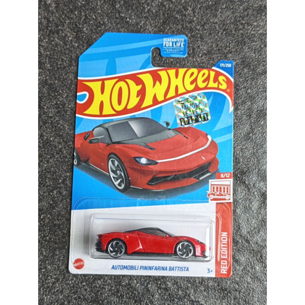 hot wheels automobili pininfarina battisa RED edition
