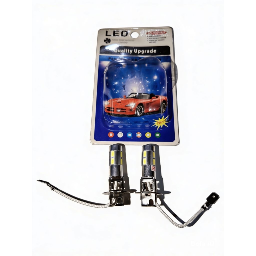 LAMPU BOHLAM BOHLAMP LED FOGLAMP ATAU LAMPU KABUT PUTIH H3 LED  KIJANG HYUNDAI VOLVO DLL 1SET 2PCS