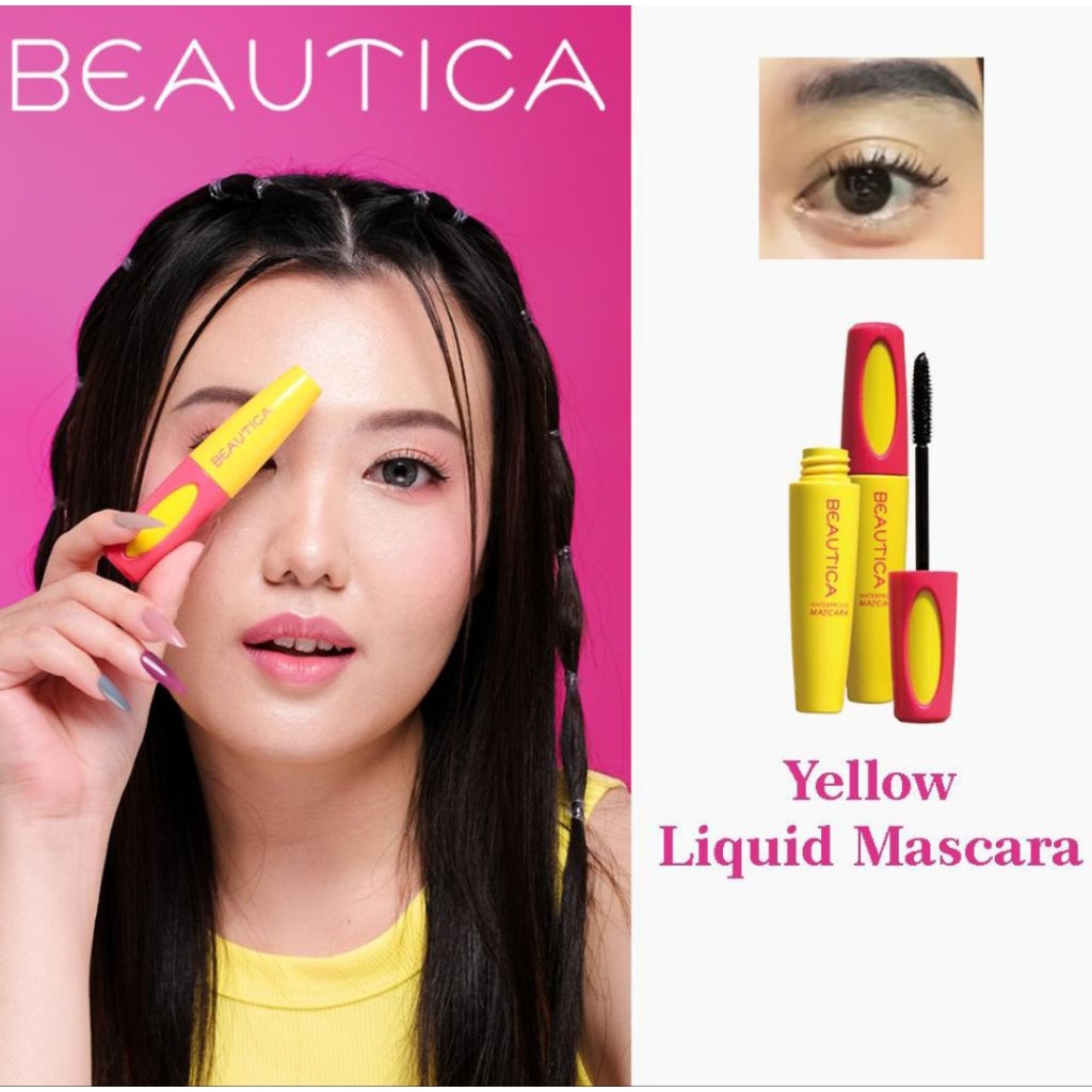 Mascara Beautica Waterproof / Beautica Mascara Kuning waterproof