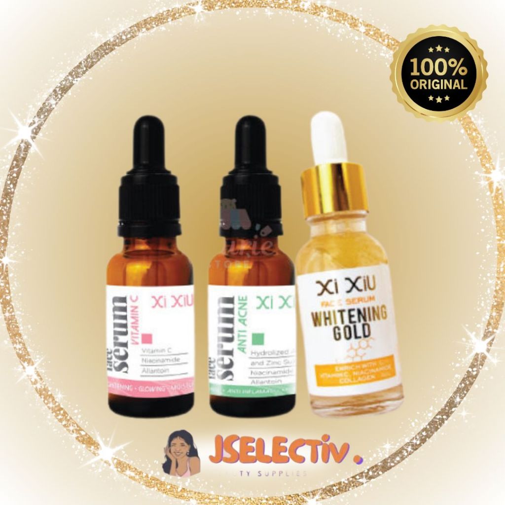 XI XIU FACE SERUM - SERIES LENGKAP // JSELECTIV X JHON KOSMETIK // Serum Wajah Xiu Xiu XI XIU - ORI️