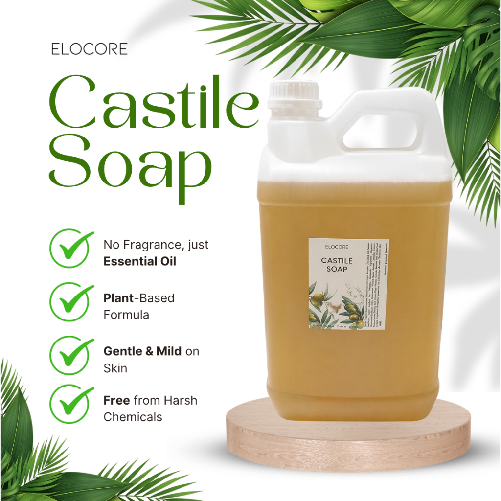 Liquid Castile Soap 100% Natural, Sabun Cair Castile 100% Natural 5 Liter