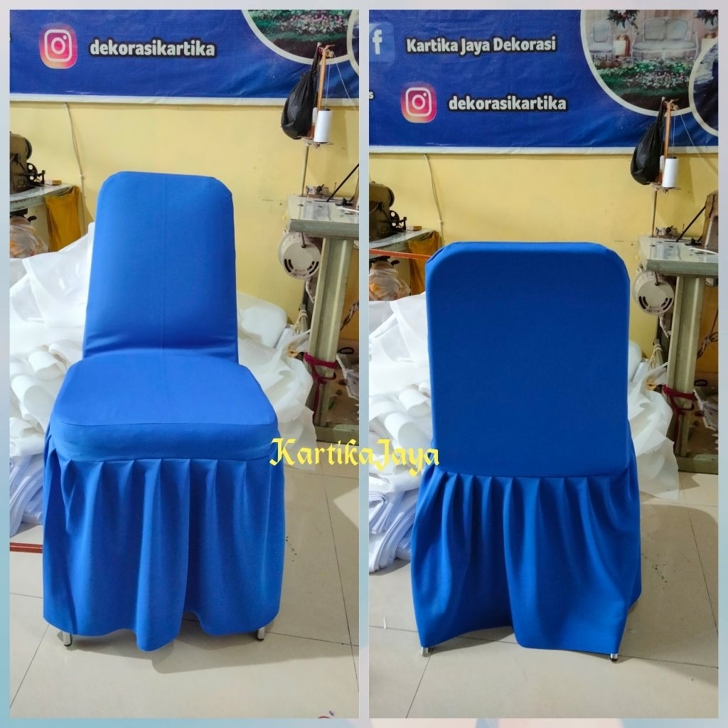 Sarung Kursi Futura Rempel / Sarung Kursi Ketat Rempel / Sarung Kursi Hotel / Sarung Kursi Pesta